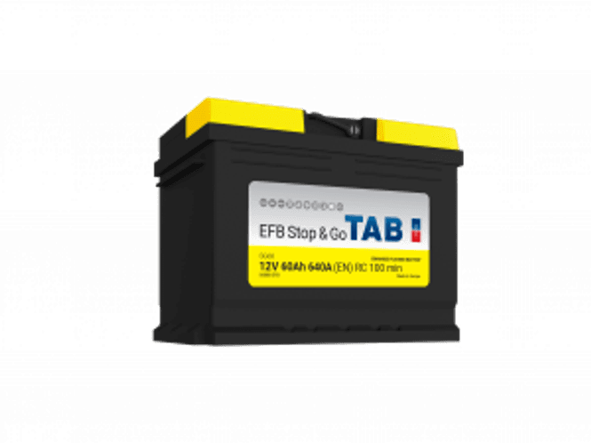 Hovedbilde Startbatteri TAB STOP & GO 12V 60AH-640A+H (L2 ...
